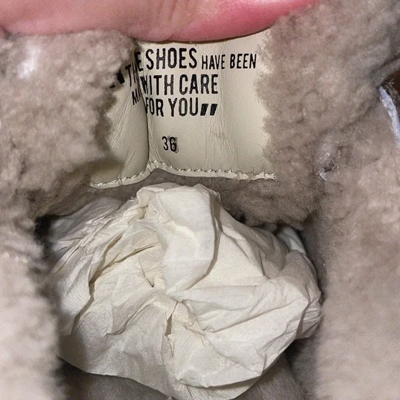 NWT VOILE BLANCHE Lipari Geniune Shearling Lined Sneaker - Picture 14 of 14